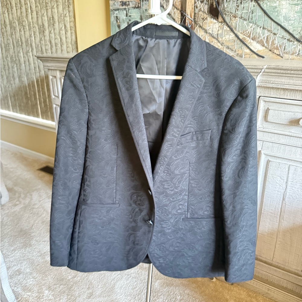 Kenneth Cole Reaction Black Slim-Fit Blazer